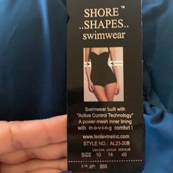 Shore Shapes one piece swimsuit NWT - Picture 6 of 6